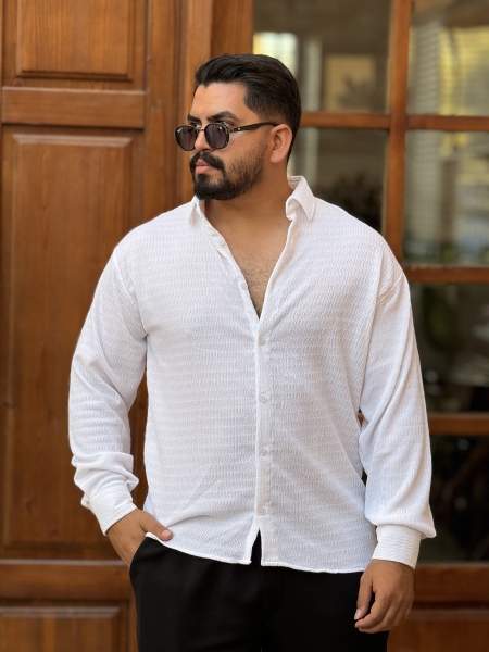 پیراهن بوکله سفید