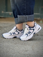 کتونی نیوبالانس 530 سفید سرمه ای