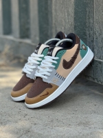 کتونی نایک وودو کرم طوسی سبز