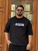 دورس سه نخ آستین سه ربع Again مشکی