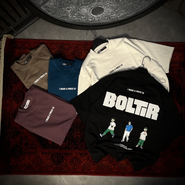 تیشرت 3 نخ لش باکسی ( بسته 20 عددی ) هر عدد 380 تومان