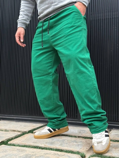 شلوار کتان بگ BALENCIAGA سبز