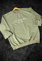 دورس دو نخ پنبه چاپی مردانه رنگ سبز