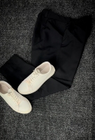 شلوار مام فیت مازراتی مردانه مشکی