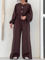 ست کرپ مغزی دوزی