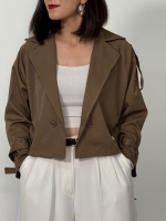 کت کوتاه کرپ کجرا ivory