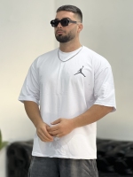 تیشرت 2نخ Jordan سفید