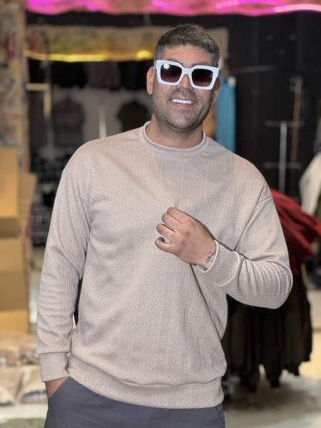 دورس پارچه ژاکارد دورس با کیفیت دورس (کرم تیره)