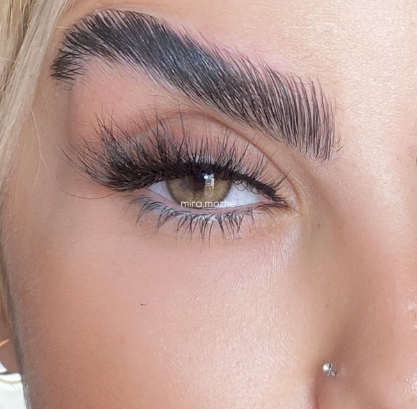 مژه یکسره گوشه بلند پرحجم