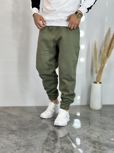 شلوار جاگر دورس داخل کرکی Civan زیتونی