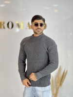 بافت یقه گرد درشت ذغالی