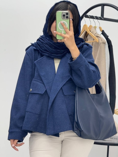 کت فوتر جیب کج پاکتی