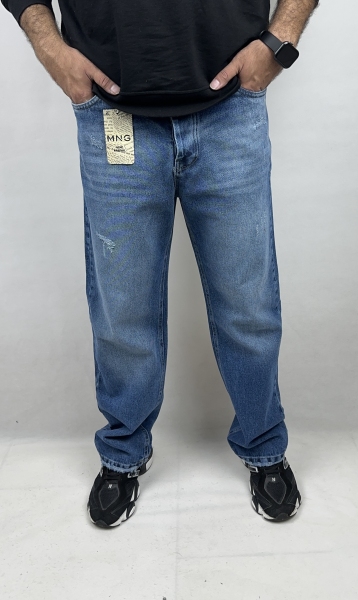 شلوار جین بگ کد 140 پارچه ترک VIP گرم بالا