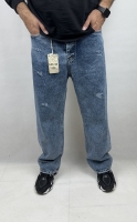 شلوار جین نیم بگ کد 181 پارچه ترک VIP گرم بالا