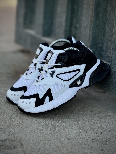 کتونی امیری جدید سفید مشکی