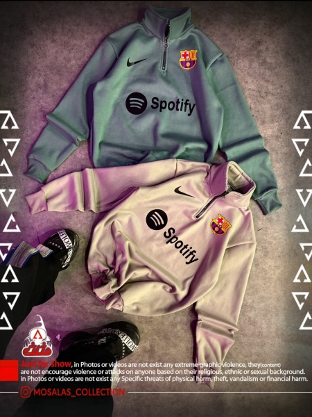 دورس نیم زیپ داخل کرکی اسپان