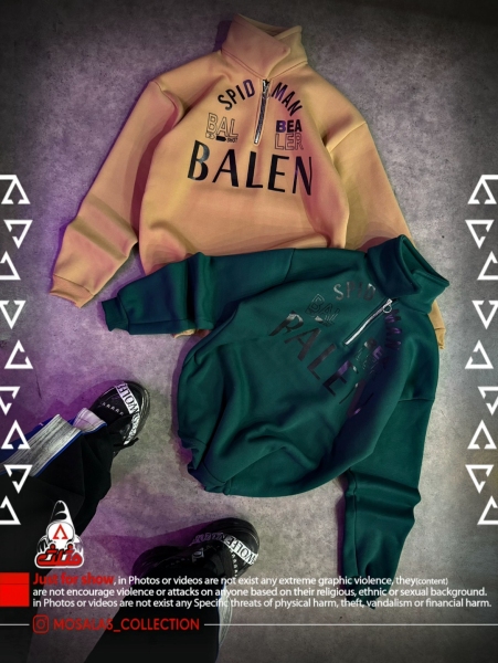 دورس نیم زیپ داخل کرکی اسپان