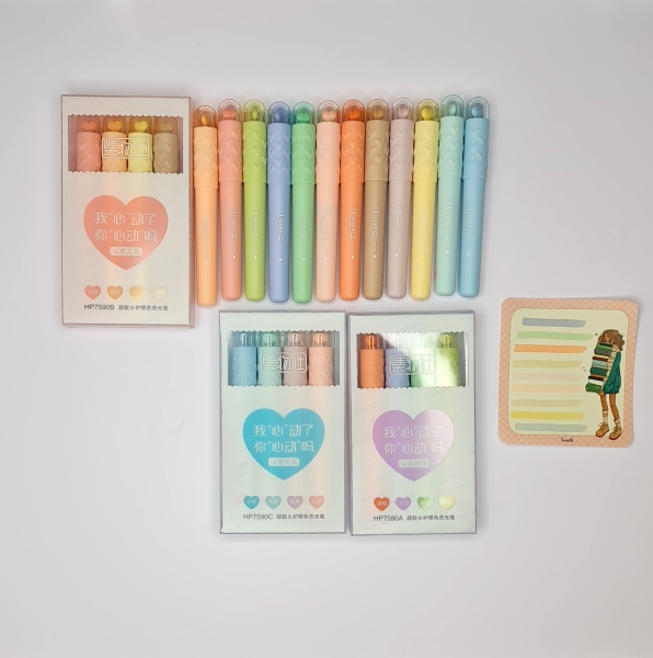 هایلایتر قلبی پاستلی