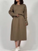 ست شومیز ودامن بافت فینگر