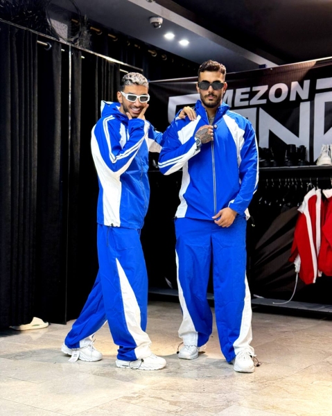 ست سوییشرت شلوار زارا آبی