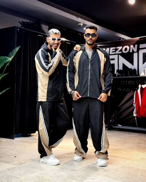 ست سوییشرت شلوار زارا کرم مشکی