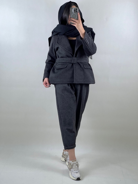 پالتو کوتاه کمر دار