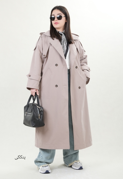 بارانی بلند یقه انگلیسی