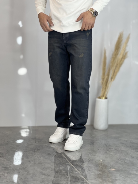 شلوار مام فیت جین C کثیف گازوییلی کد 850