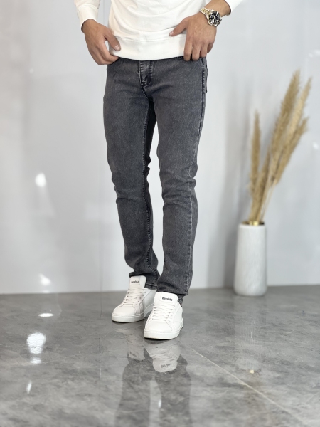 شلوار راسته جین Zara طوسی روشن کد 584