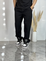 شلوار بگ کتان خارجی Pan دمپادوحالته مشکی