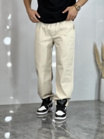 شلوار بگ کتان خارجی Pan دمپا دوحالته استخونی