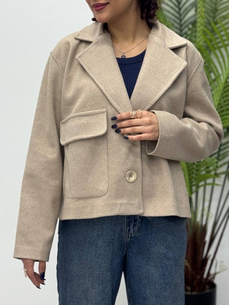 کت تک جیب پاکتی فوتر