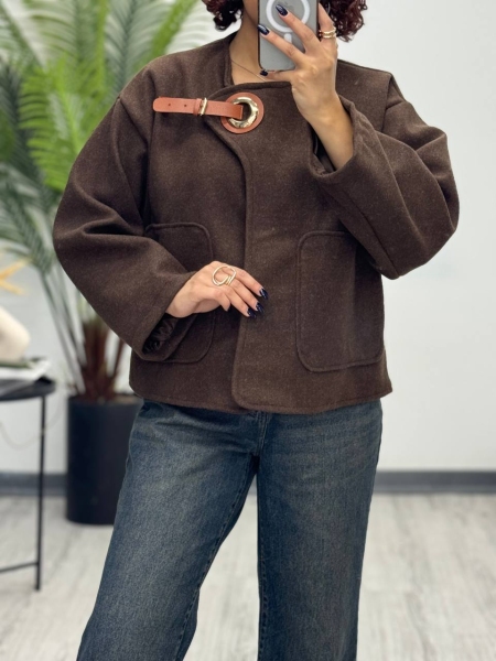 کت فوتر ترکیبی بند چرم