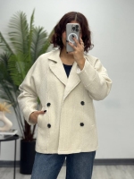 کت فوتر لمه جلو دکمه