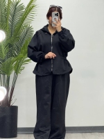 ست کمرکش سفید مشکی