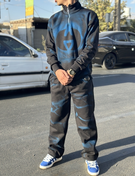 ست دورس شلوار نیم زیپ