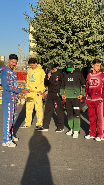 ست هودی شلوار اسپان