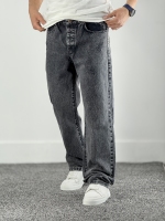 نیم بگ جین ذغالی کد 801