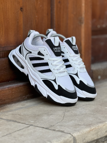 کتونی اسپرت دایموند سفید مشکی