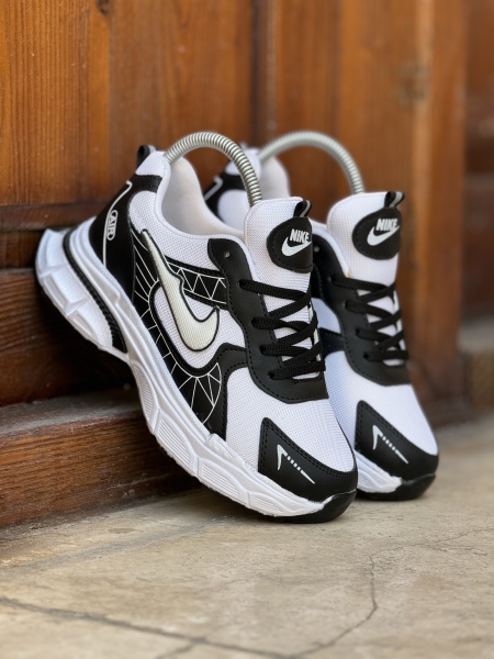 کتونی نایک کالکشن ست زنانه و بچگانه سفید رویه مشکی