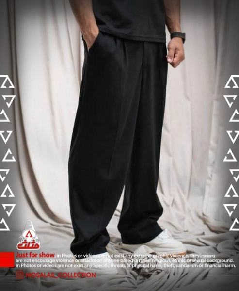 شلوار بگ پارچه ای