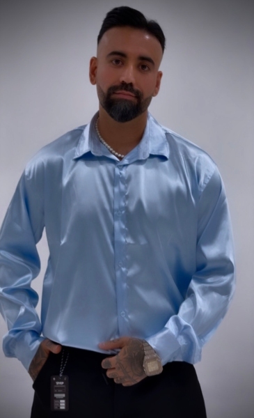 پیراهن ساتن پارچه خارجی