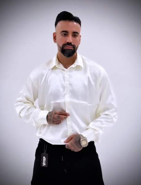 پیراهن ساتن پارچه خارجی نباتی