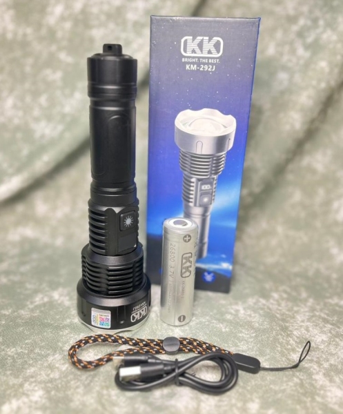 چراغ قوه شارژی km-292j