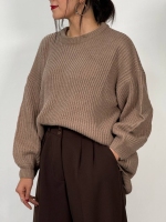 شومیز بافت یقه گرد شقایق