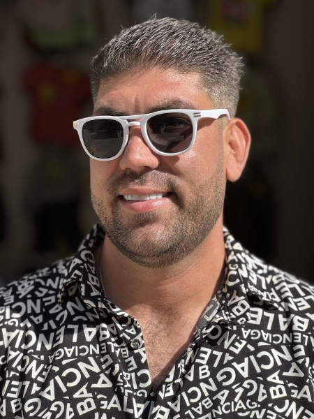 عینک دودی یو وی دار عینک اسپرت (کد یک