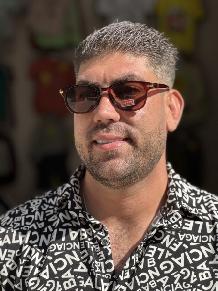 عینک دودی یو وی دار عینک اسپرت (کد دو