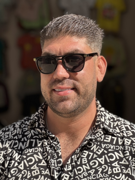 عینک دودی یو وی دار عینک اسپرت (کد سه