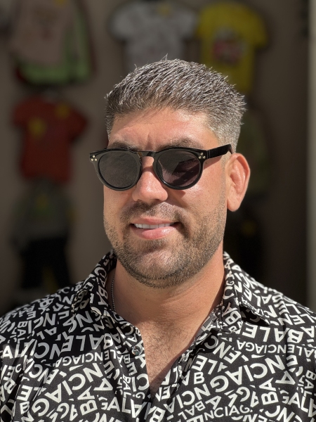 عینک دودی یو وی دار عینک اسپرت (کد هفت