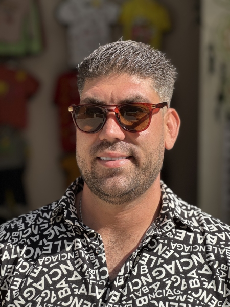 عینک دودی یو وی دار عینک اسپرت (کد هشت